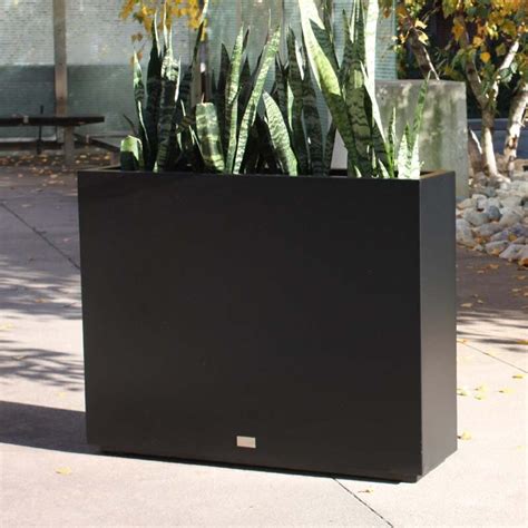 metallic cube galvanized steel planter box|large rectangular galvanized metal planters.